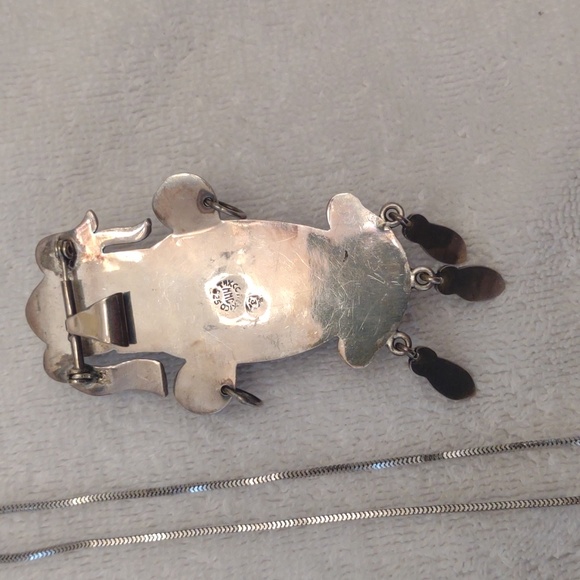 Silver chain and 3 pendants - Picture 3 of 8